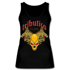 alt="Dragon Girlie Tank Top – Vorderansicht von Tributica Streetwear"