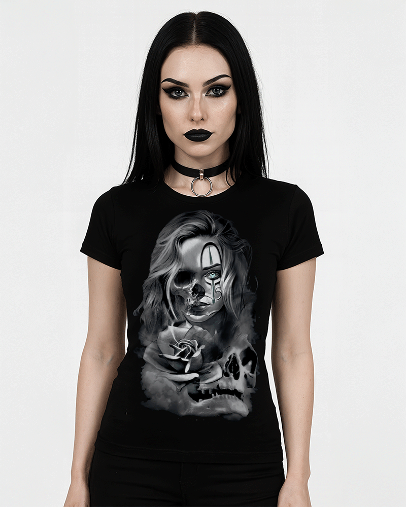 Love Never dies alt="Love never dies Unisex Shirt von Tributica – skull tattoo T-Shirt"