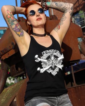 alt="Acherontia Girlie Tank Top von Tributica Streetwear"