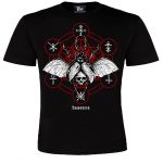 alt="Beetle of Death Red Version – Männer Bio T-Shirt in Schwarz mit rotem Motiv, Vorderansicht"