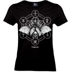 alt="Beetle Girlie Shirt White Version – Vorderseite von Tributica Streetwear"