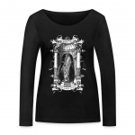 Mors Omnia Langarm Gothic Girlie Shirt für Frauen von Tributica