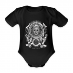 Death Zone Bio Baby-Body mit kurzen Armen von Tributica Streetwear
