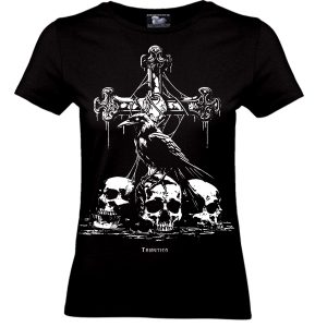 alt="Raven Girlie Shirt von Tributica Streetwear – Vorderansicht"