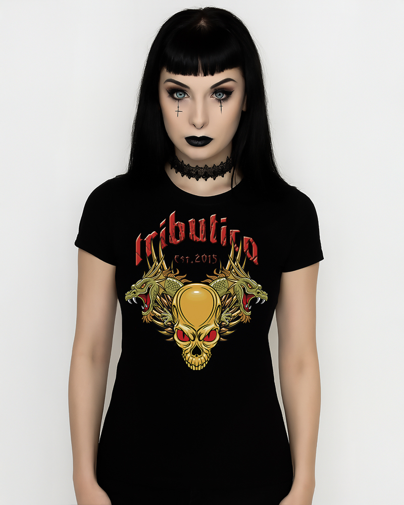 Dragon Girlie alt="Dragon Girlie Shirt – Vorderansicht von Tributica Streetwear"