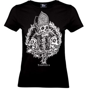 alt="Godless Girlie Shirt von Tributica Streetwear – Frontansicht"