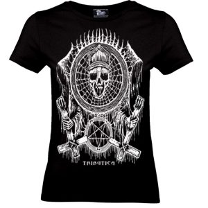 alt="Death Zone Girlie Shirt – Vorderansicht von Tributica Streetwear"