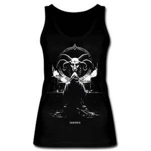 Talt="Priest Girlie Tank Top – Vorderansicht von Tributica Streetwear"