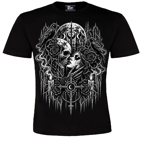 Love After Death Love After Death Shirt von Tributica Streetwear – düsteres Unisex Darkwear Shirt in S–4XL. LOVE DOESN’T END WITH DEATH. Kein Mainstream. Trag, was dich ausmacht. 100 % Darkwear – Tributica Streetwear.